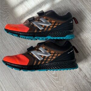New Balance Kids' Orange and Black Sneakers